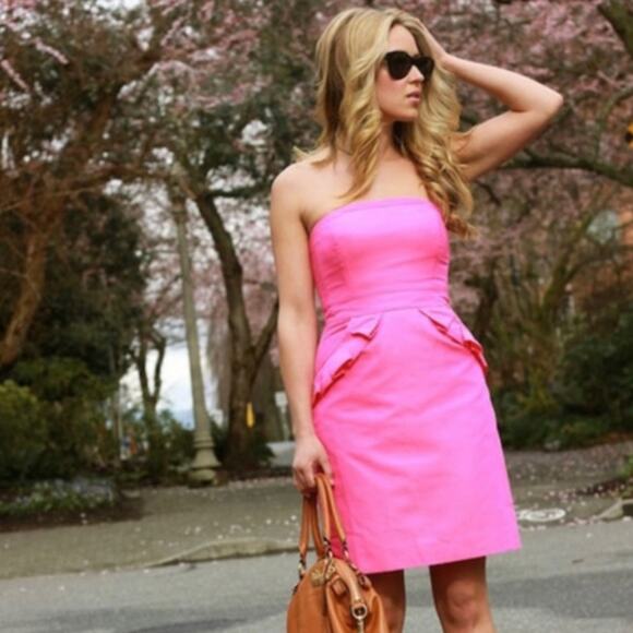 J. Crew Pink Flamenca Dress size 8 - Picture 10 of 11